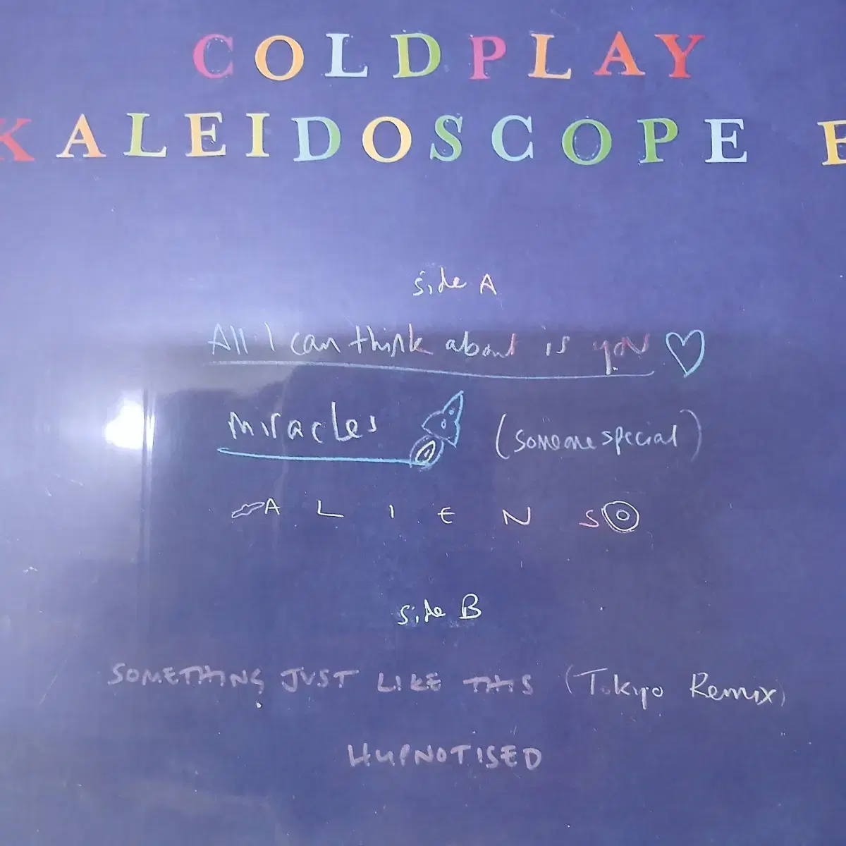 Lp중고 COLDPLAY - KALEIDOSCOPE EP 음반 판매합니다