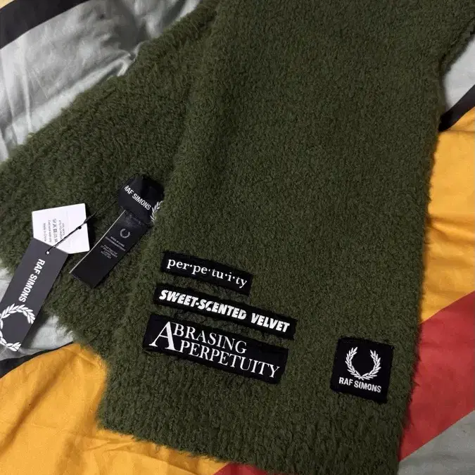 [OS] Raf simons x fred perry knit scarf