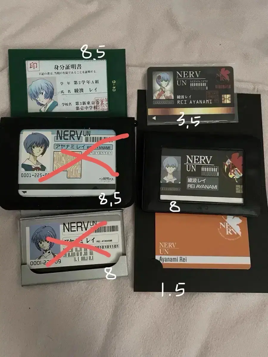 Evangelion: Ayanami lay ID kard Nerve Pass Pre-Order Benefits