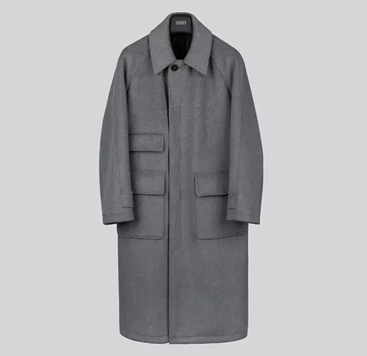 Legacy Balmacan Coat Gray L