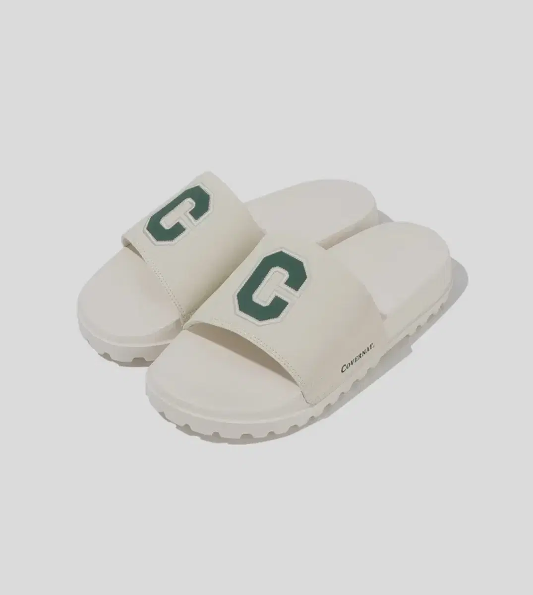 Covernat C Logo Slide Green 230 Slipper