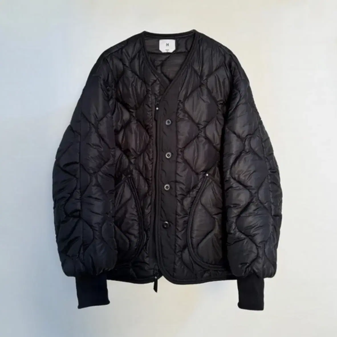 [OS]헤아 hae.a Quilting liner Jacket Black