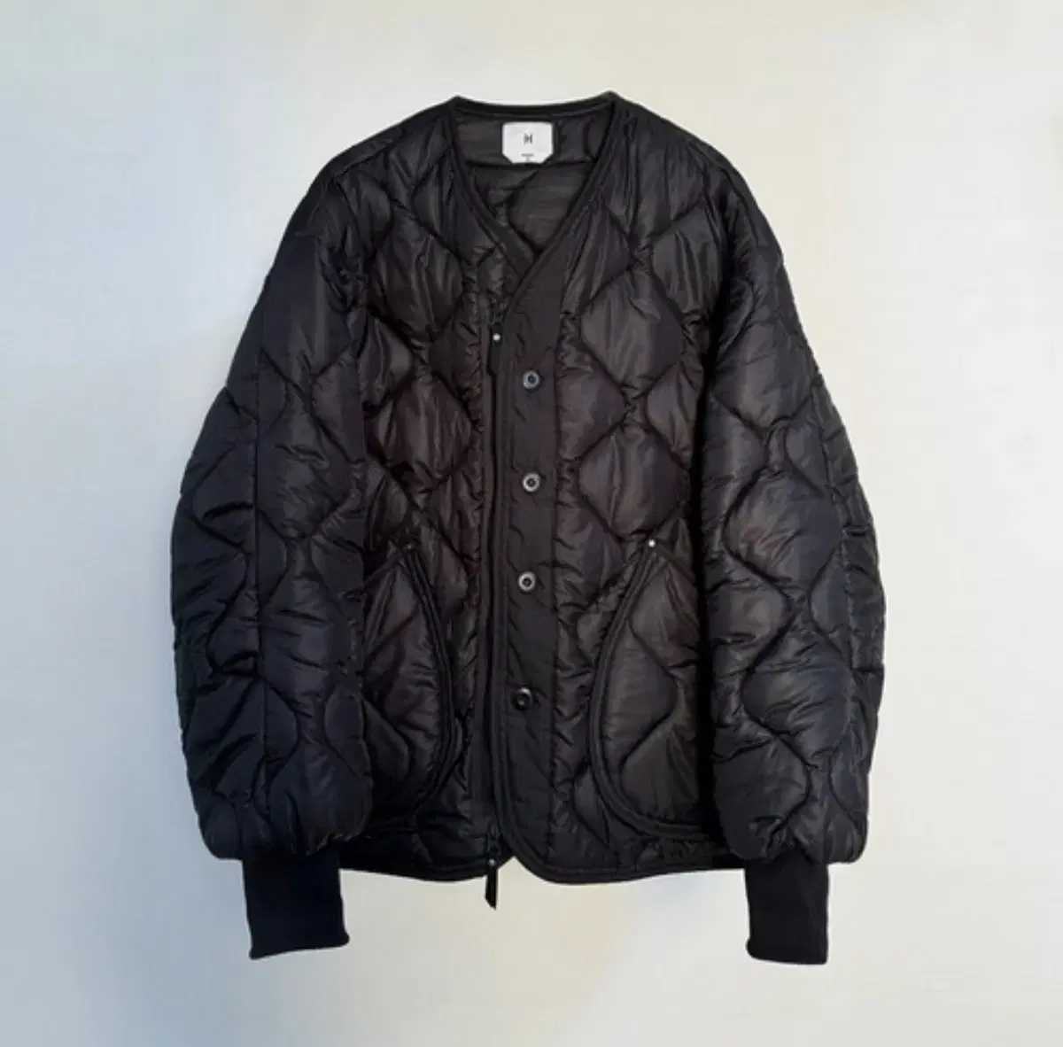 [OS]헤아 hae.a Quilting liner Jacket Black