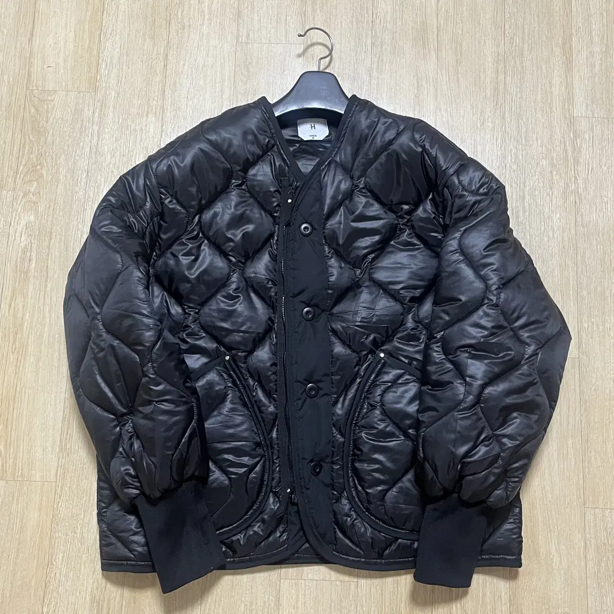 [OS]헤아 hae.a Quilting liner Jacket Black