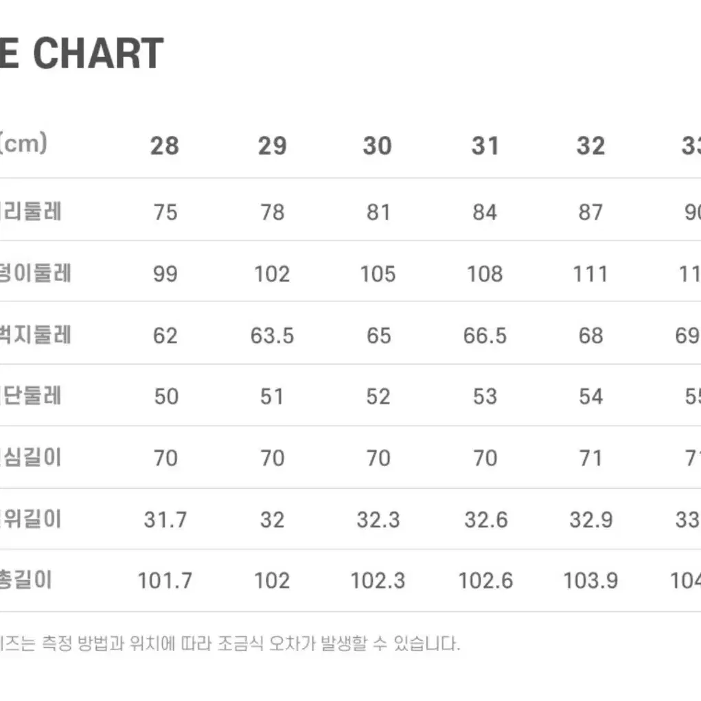 게스 L톤 크롭 와이드 청바지 30