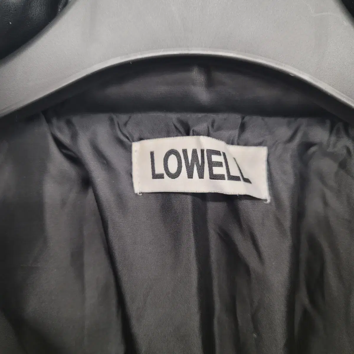 [100/L] LOWELL 레더 웰론 패딩