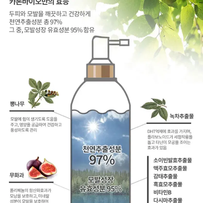 카론바이오 C3 헤어토닉 100ml 탈모케어 두피관리 이시영 미개봉새제품