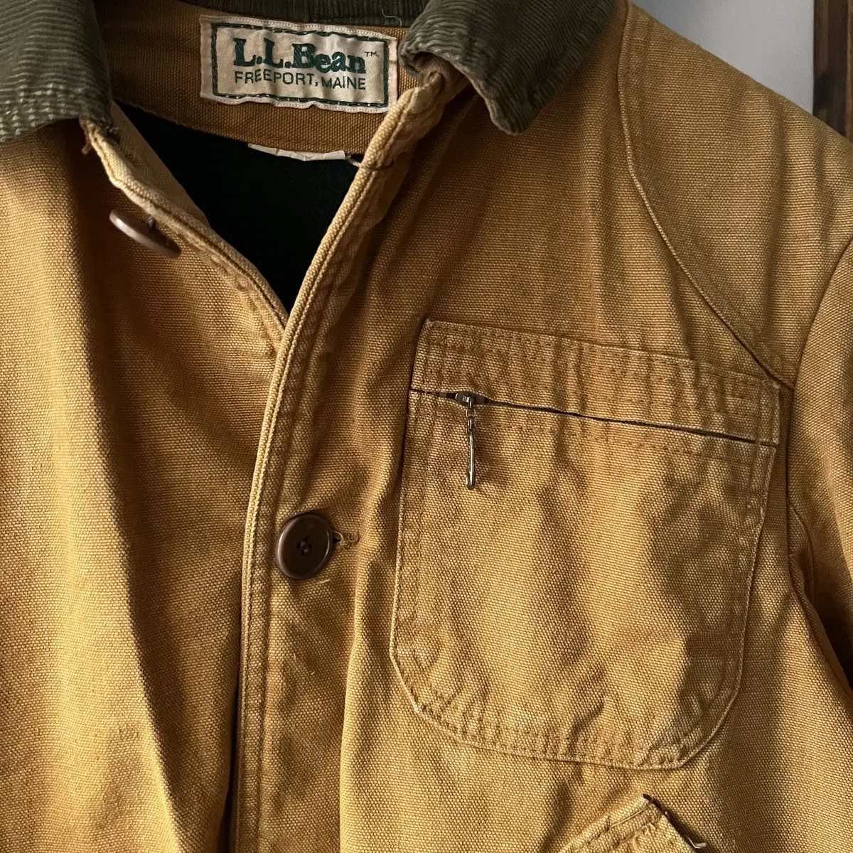 [M]90's L.L.Bean 엘엘빈 캔버스 헌팅자켓