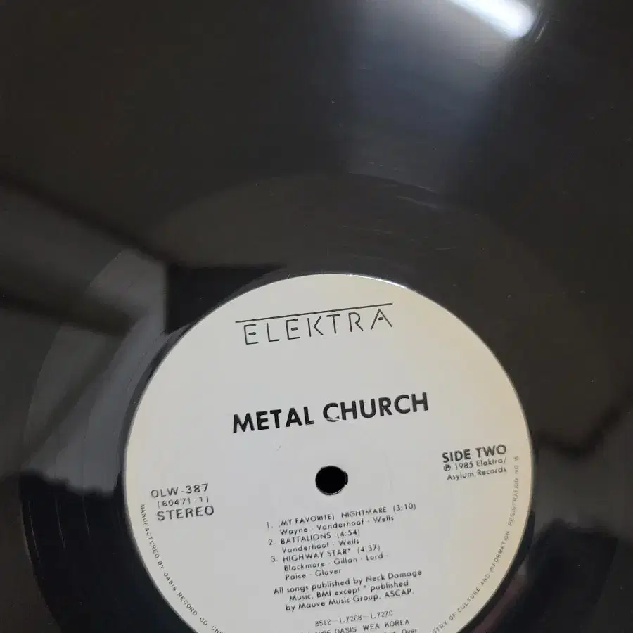 METAL CHURCH LP 라이센스