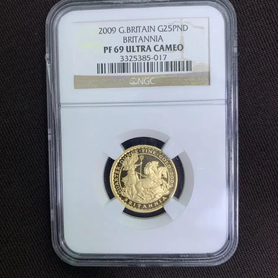 2009 브리타니아 1/4 골드 Proof Coin NGC PF69UC