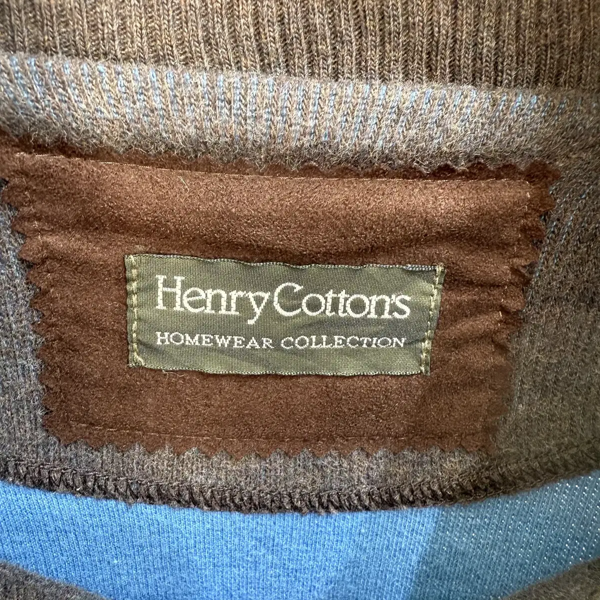 HENRY COTTONS 브라운 베스트집업