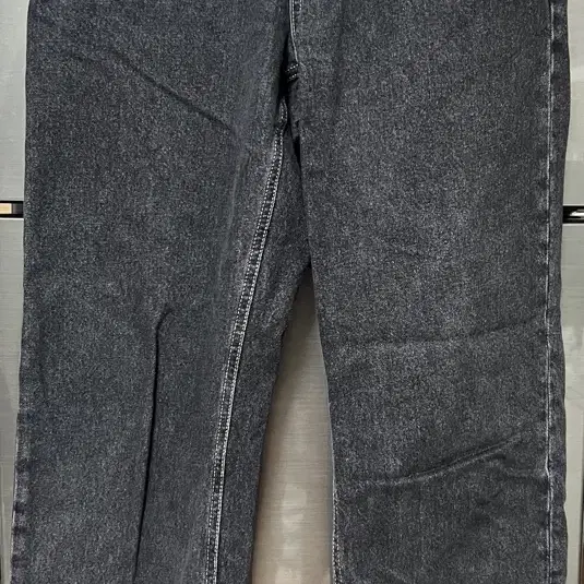 브랜디드 1967 JET BLACK JEANS WIDE STRAIGHT