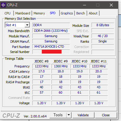 노트북용 삼성 ddr4 8기가 램 팝니다.