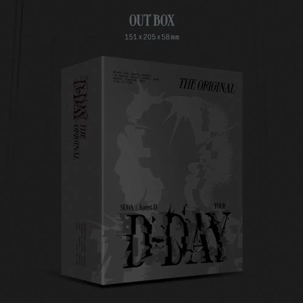 방탄 슈가 어거스트디 투어 D-DAY The Original 디 오리지널