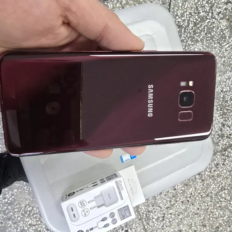 SK S8(G950) 64G 레드색상 공기계 팝니다(여수 순천 광양)