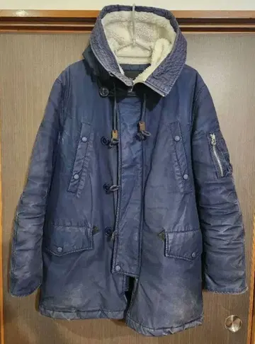 EDITION N3-B 네이비 후드 부착 밀리터리 재킷
