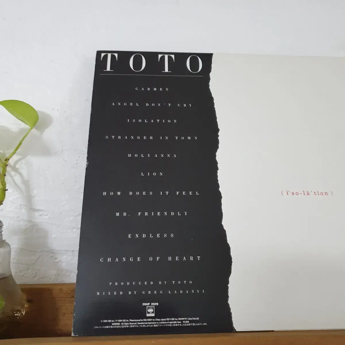 토토 TOTO  LP  1984