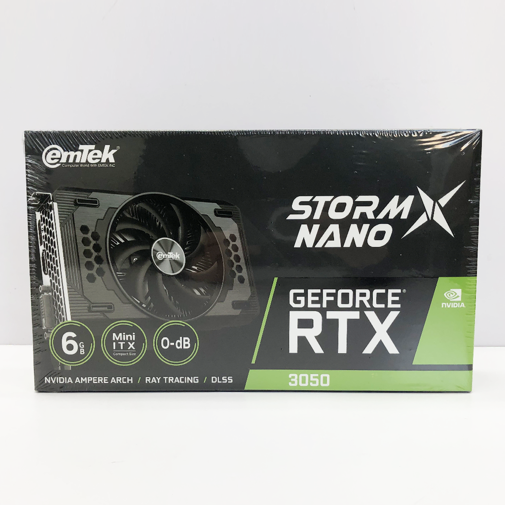 미개봉)이엠텍 지포스 RTX 3050 STORM X NANO D6 6GB