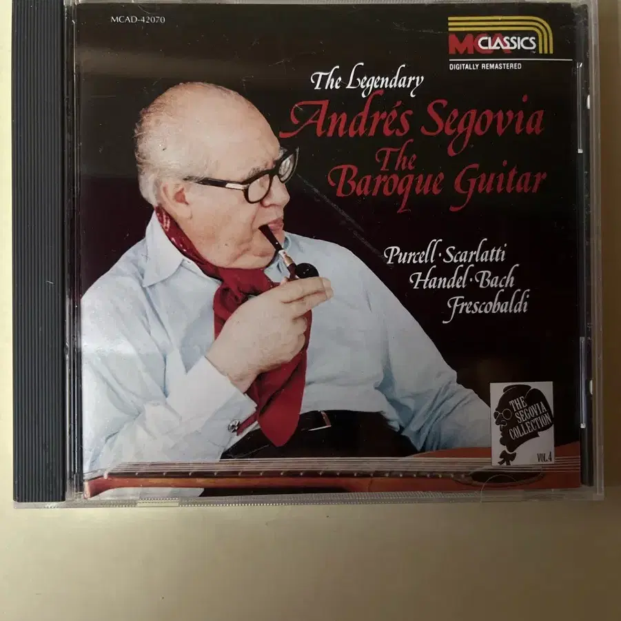 귀한 안드레스 세고비아 바로크 기타 CD 시디 Andres Segovia