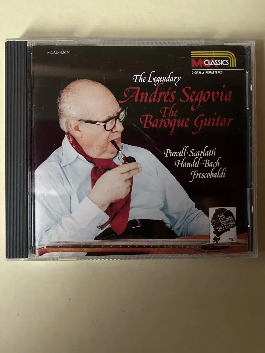 귀한 안드레스 세고비아 바로크 기타 CD 시디 Andres Segovia