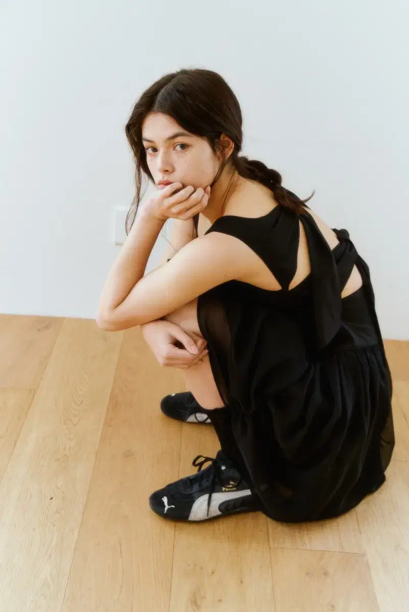 르에 lea rene bow dress 원피스 드레스