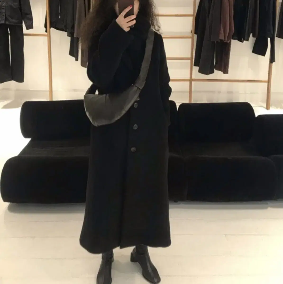 Céline cashmere single coat