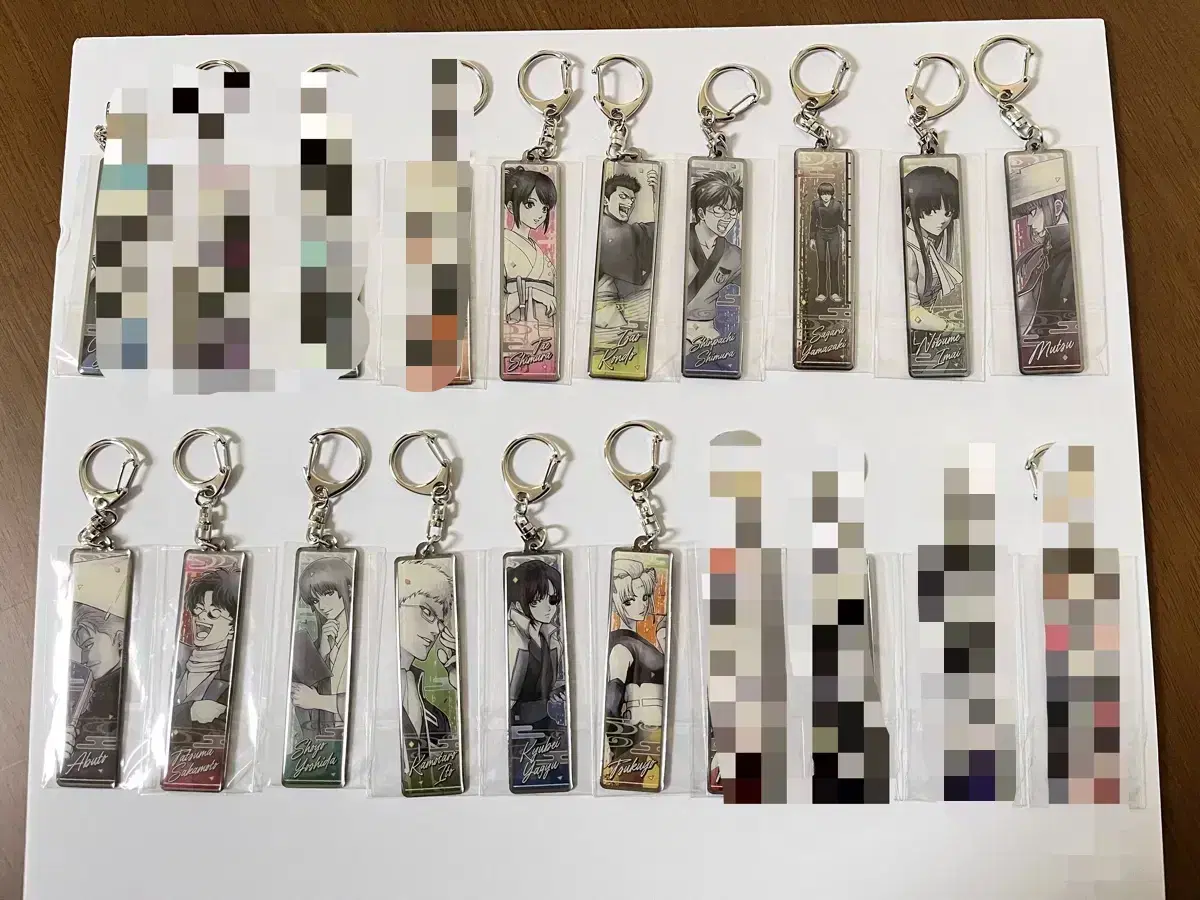 Gintama Metal Key Holder Collection