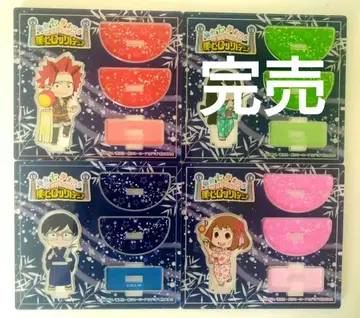 히로아카 센다이 칠석 아크릴 스탠드 기리시마 장마 이이다 오차코 코스터