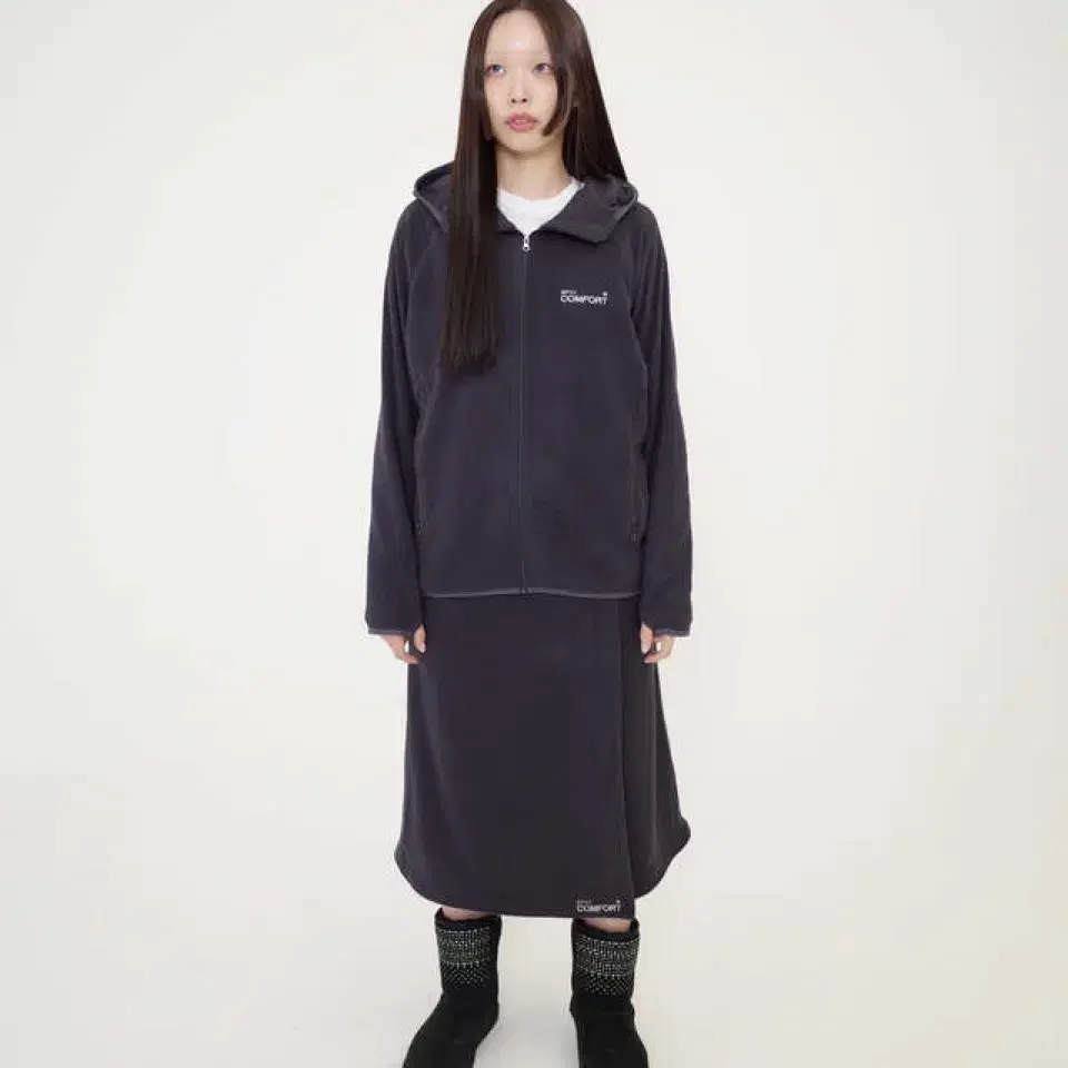 지초이 컴포트 22-006 Blanket Wrap Skirt