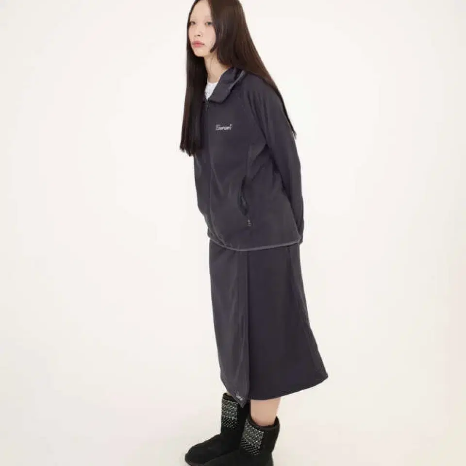 지초이 컴포트 22-006 Blanket Wrap Skirt