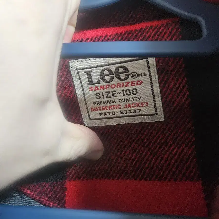 Lee vintage 플라넬 퀄팅 자켓