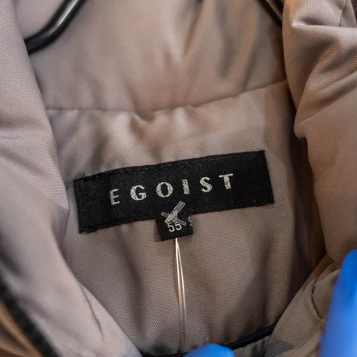 여성 롱패딩 EGOIST 카키 85사이즈