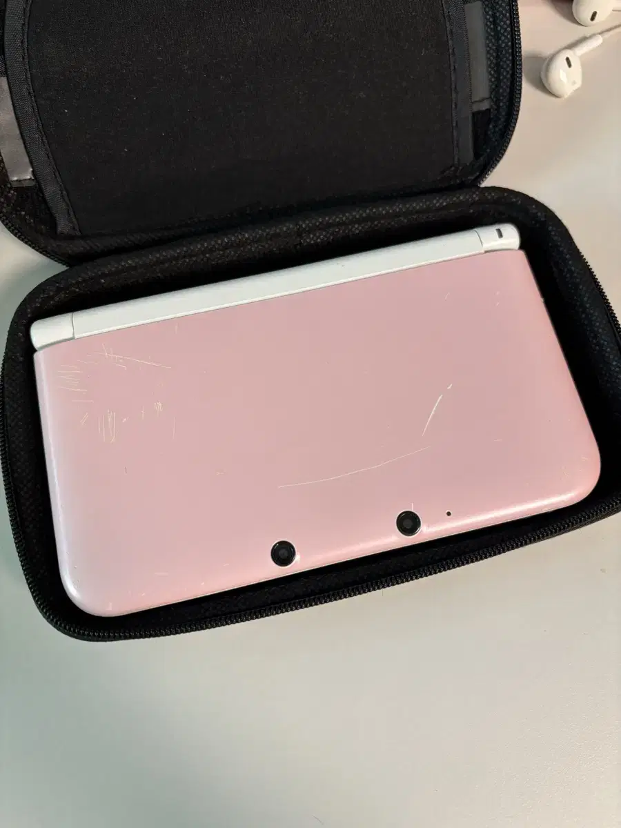 닌텐도 3DS XL 한국판 핑크화이트 친모아