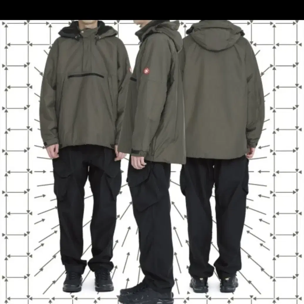 카브엠트 24fw warm pullover jacket 아노락 자켓 L