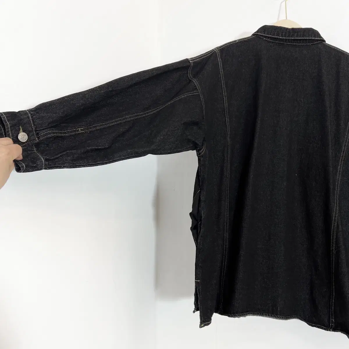 블랙데님셔츠 청셔츠 XL(105~110) Black Jean Shirt