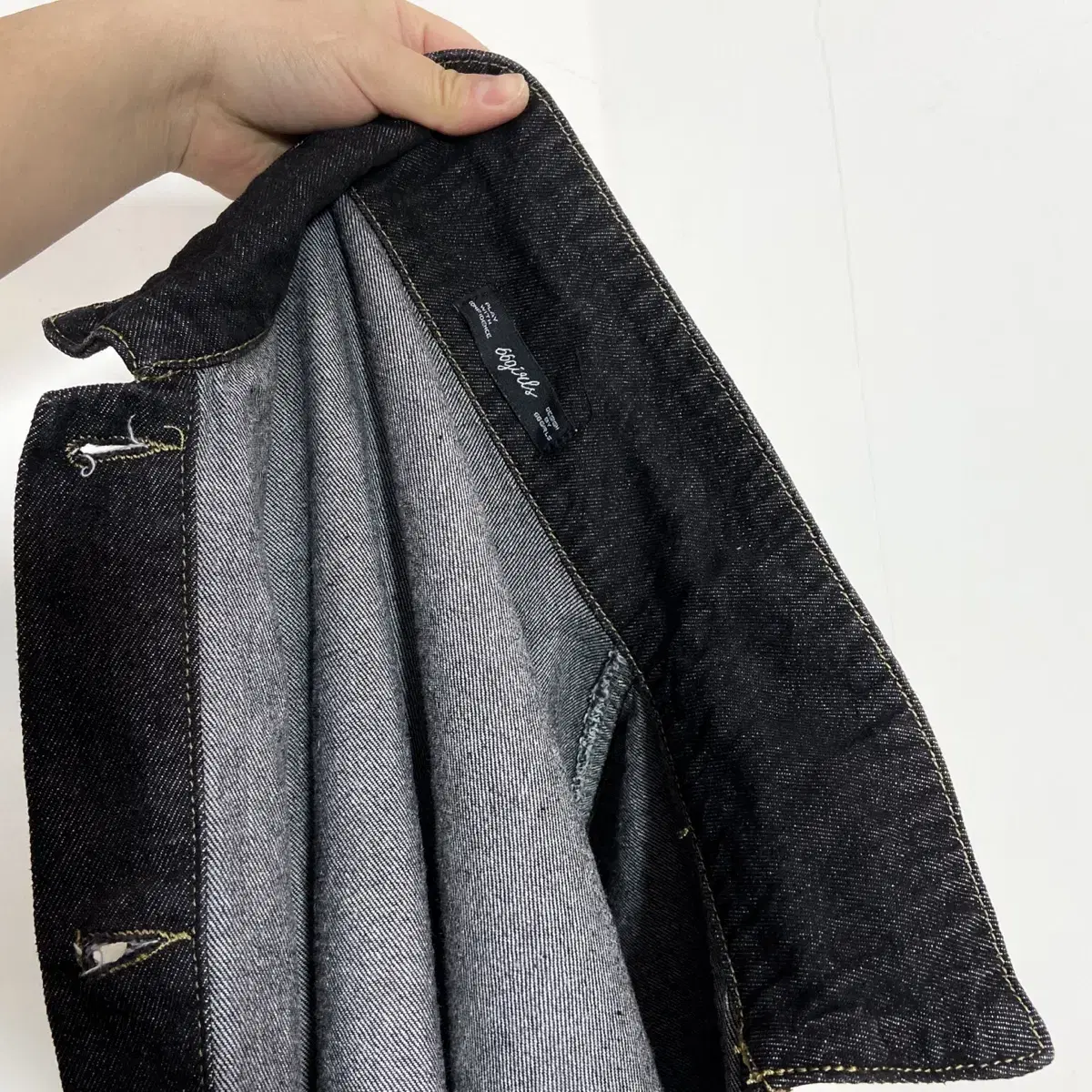 블랙데님셔츠 청셔츠 XL(105~110) Black Jean Shirt