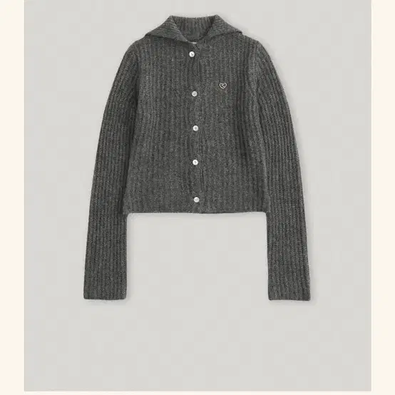 스무드무드 가디건 Leena Knit Cardigan Gray