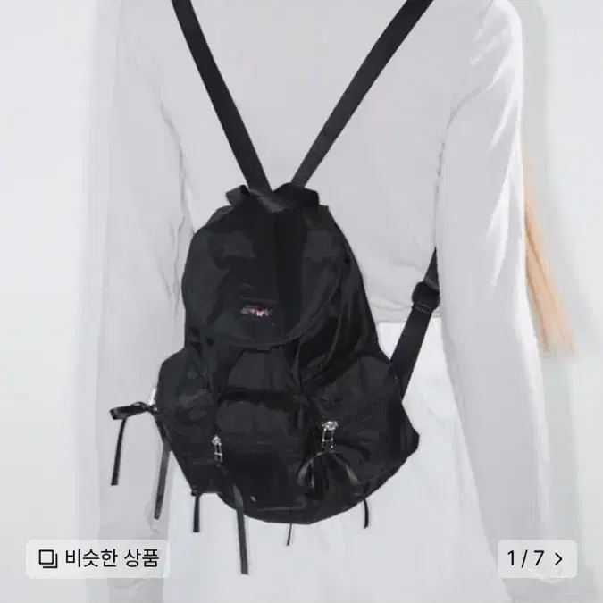 페넥 리본 백팩 BERRY POCKET BACKPACK - BLACK