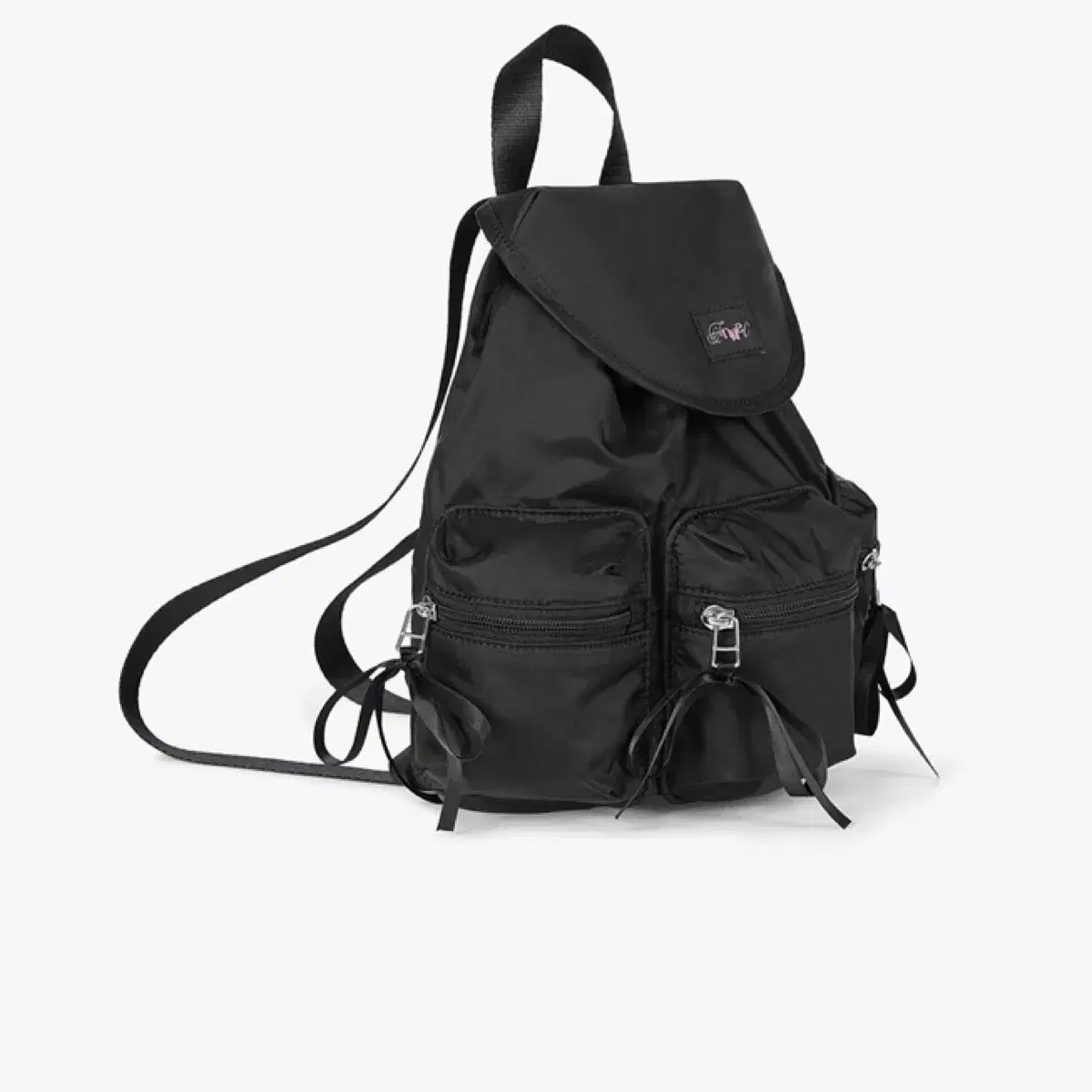 페넥 리본 백팩 BERRY POCKET BACKPACK - BLACK