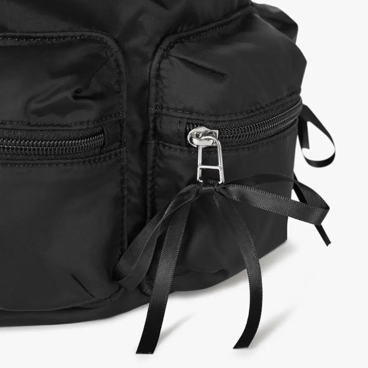 페넥 리본 백팩 BERRY POCKET BACKPACK - BLACK