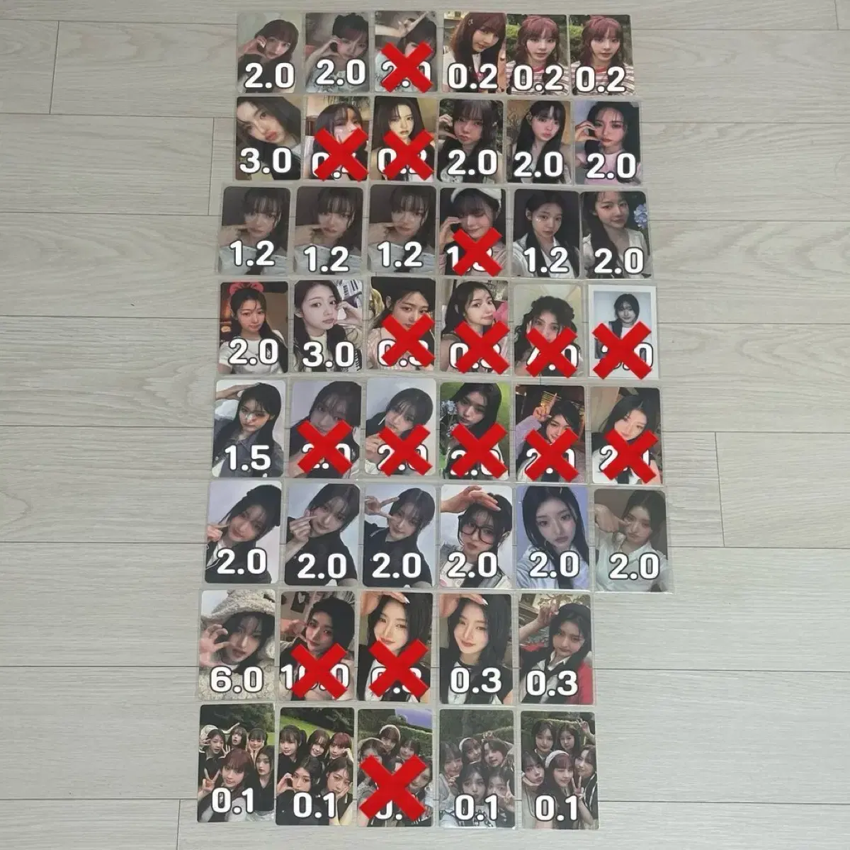 피프티피프티 미공포 공방포카 슬로건 양도 판매