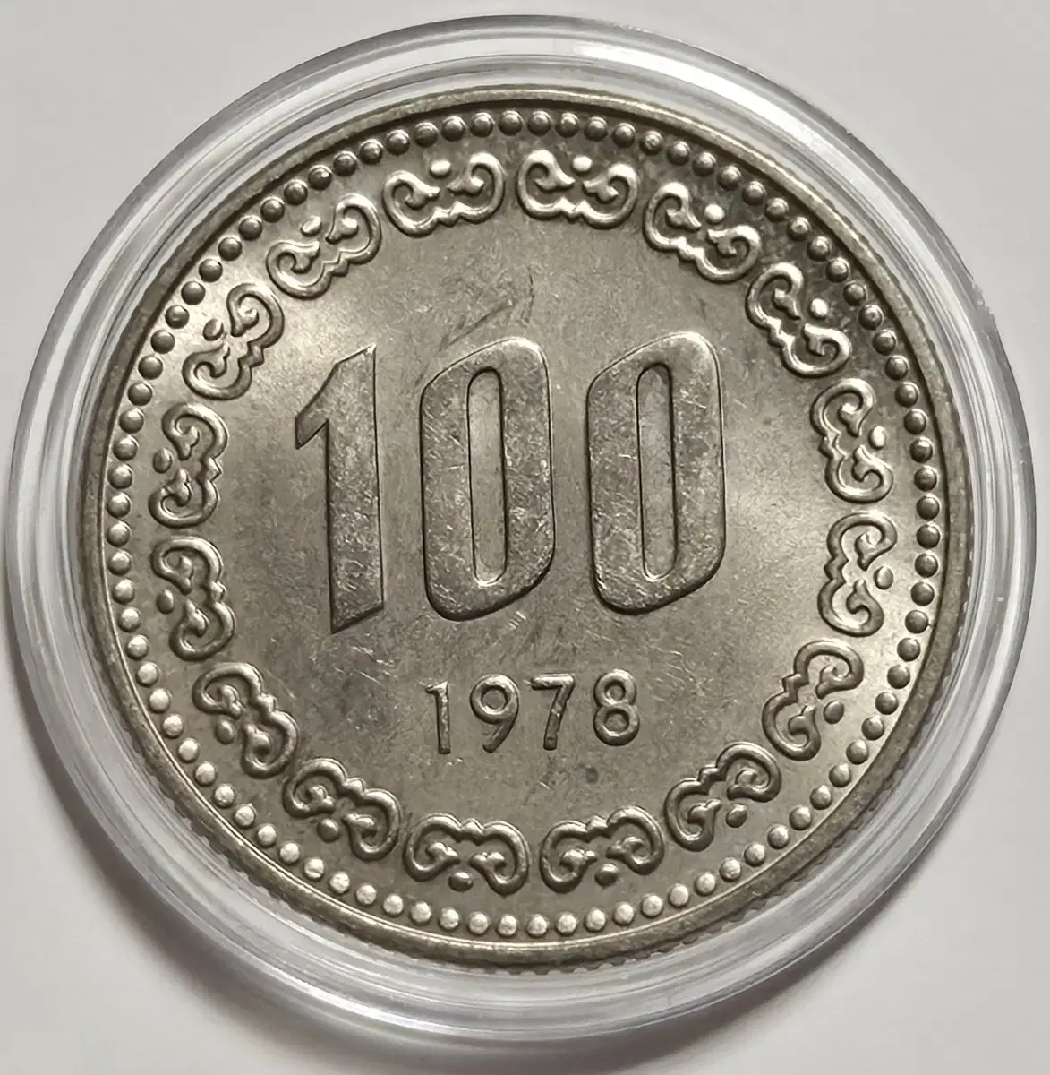 1978년 100주 미사용 주화(동전)