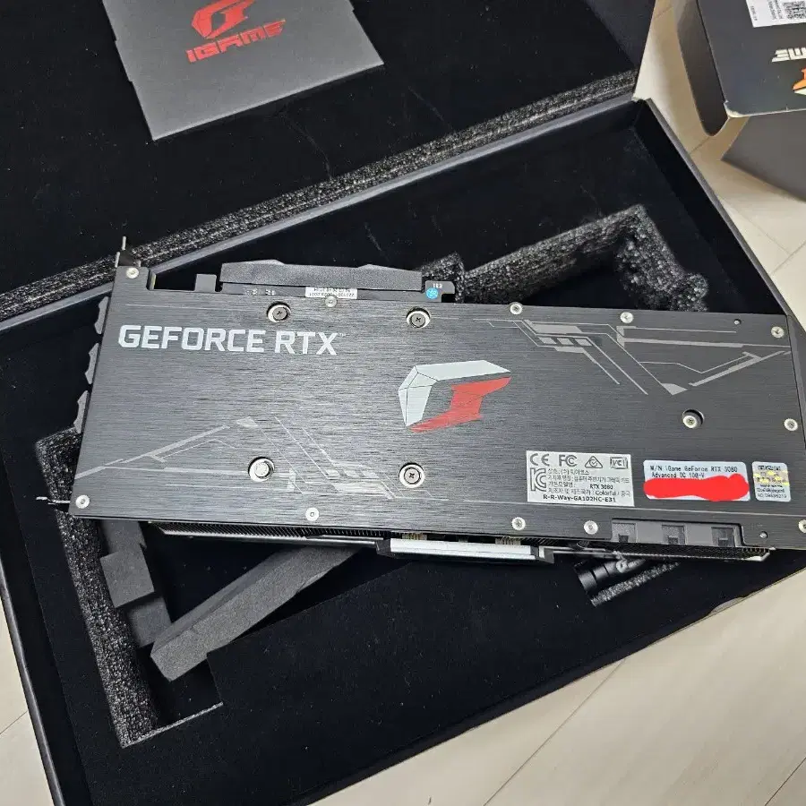 그래픽카드 RTX3080 iGAME ADVANCED  판매합니다.