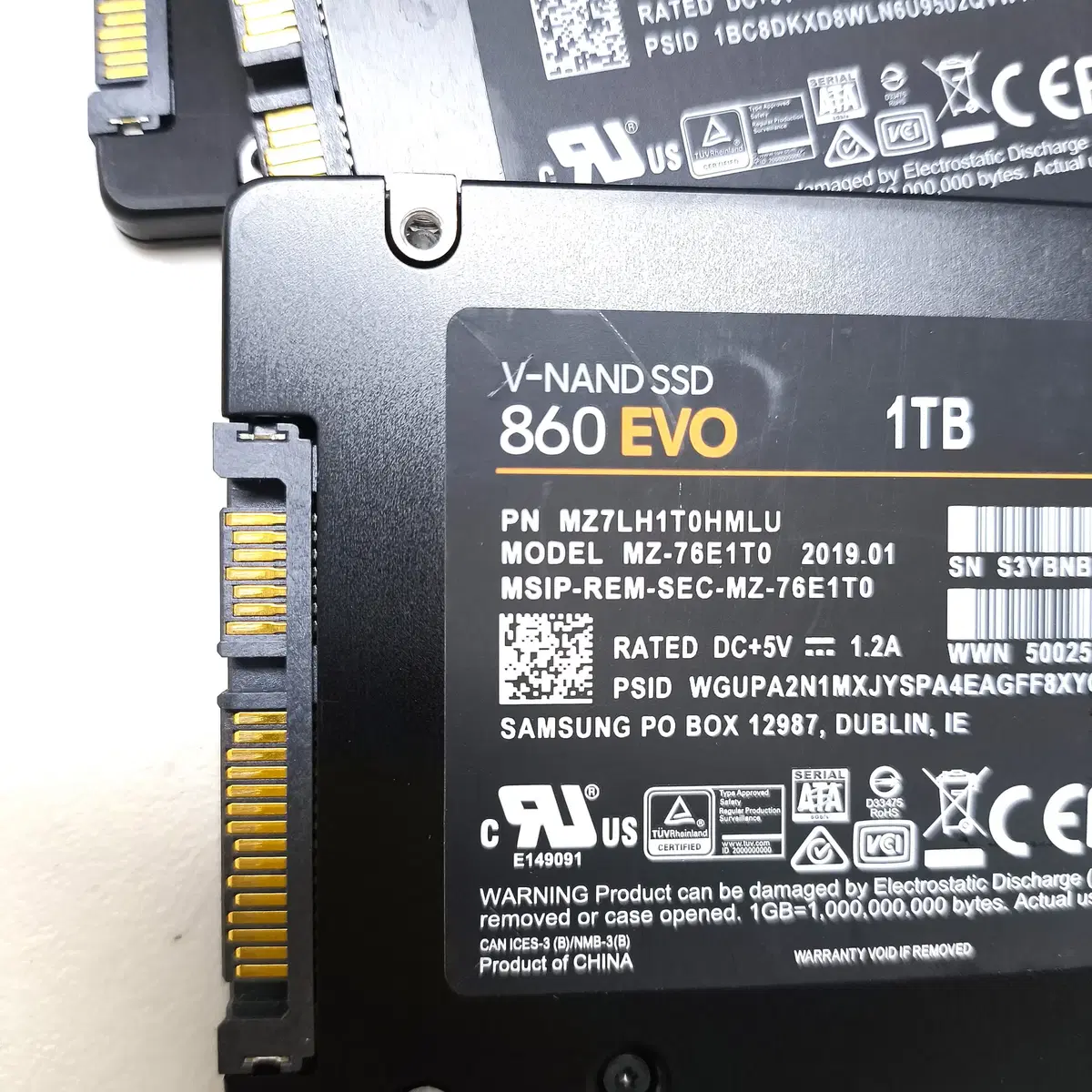 XX고성능 Samsung 860 EVO QVO 1TB SSD