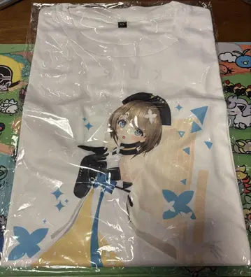 아오기 고등학교 구리코마 코마루 풀 컬러 티셔츠