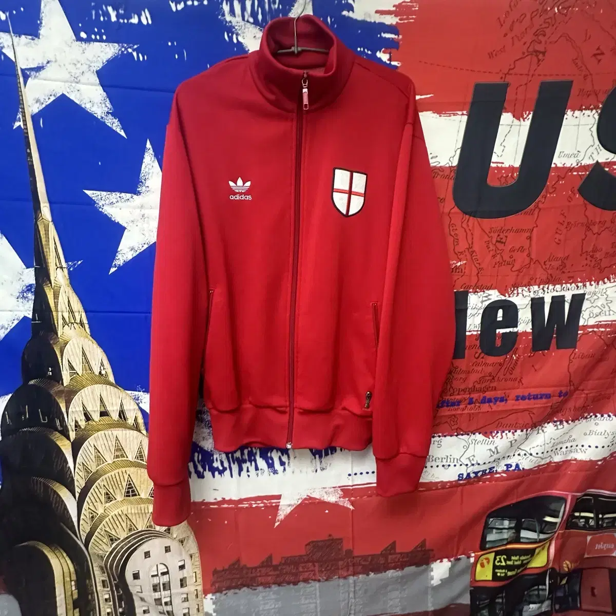 adidas England Oversized Track Top Jersey M95