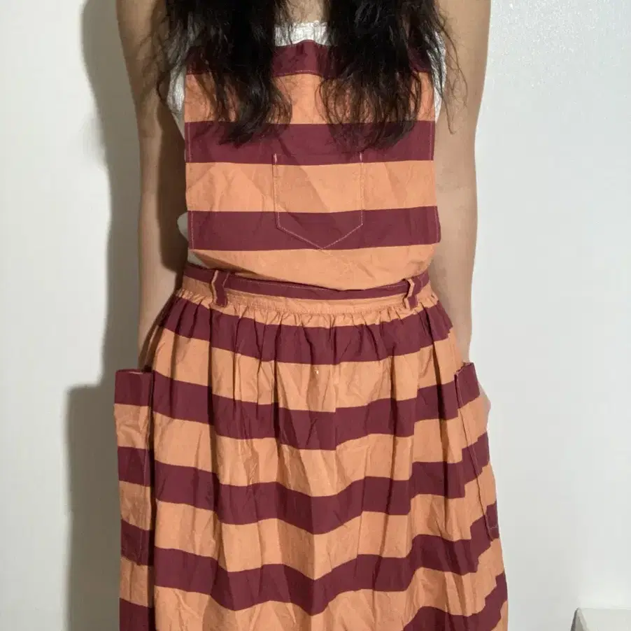 vintage stripe long dress