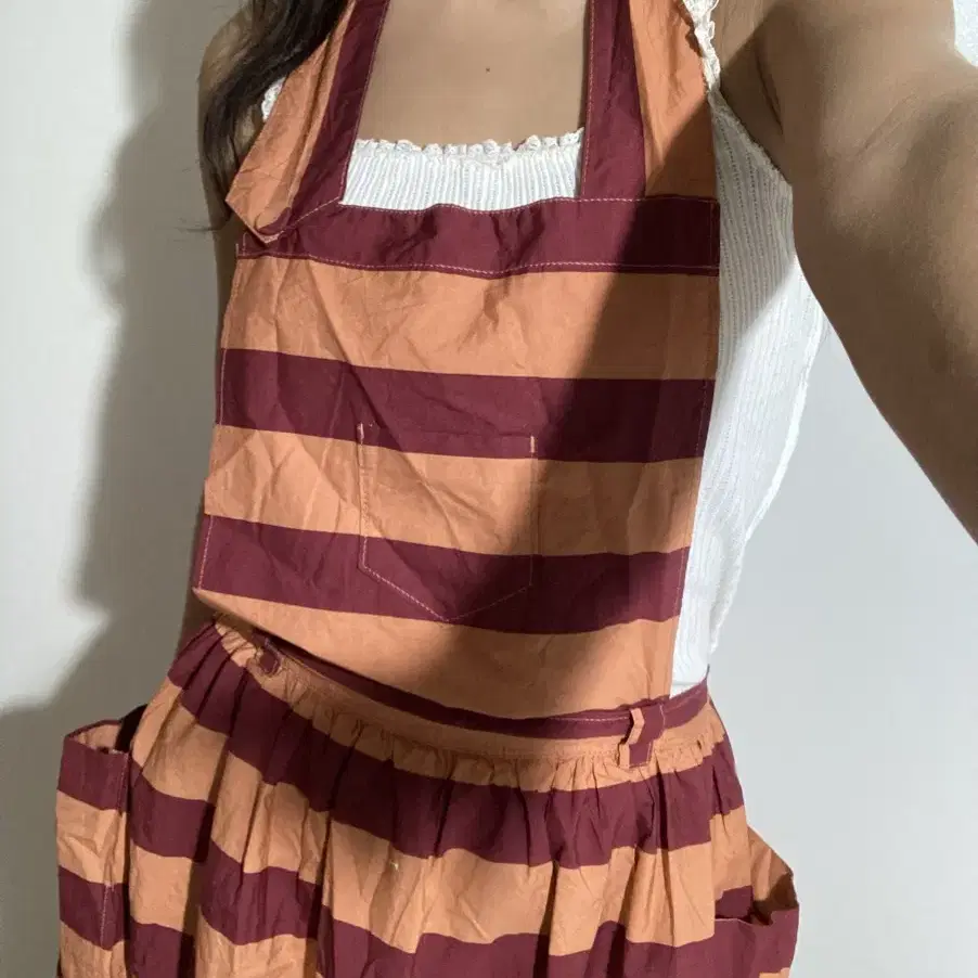 vintage stripe long dress