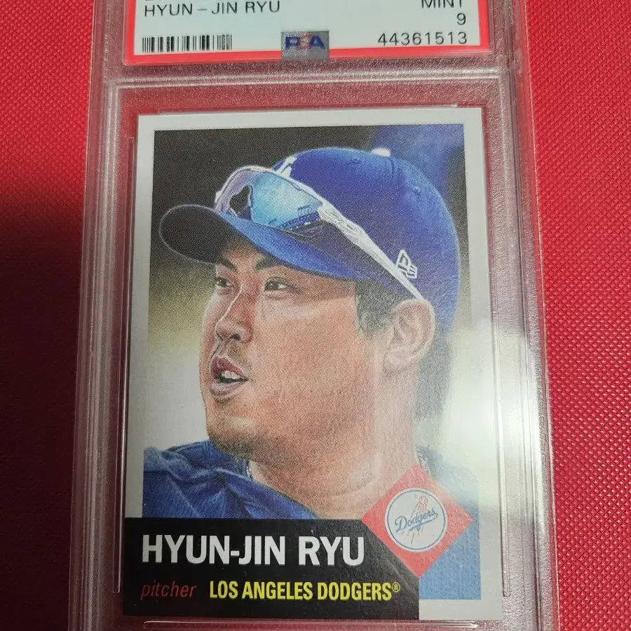 류현진 2019 Topps Living PSA 9등급 카드