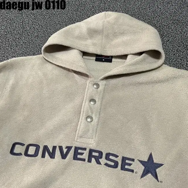 M 100-105 CONVERSE JACKET 컨버스 후리스 후드